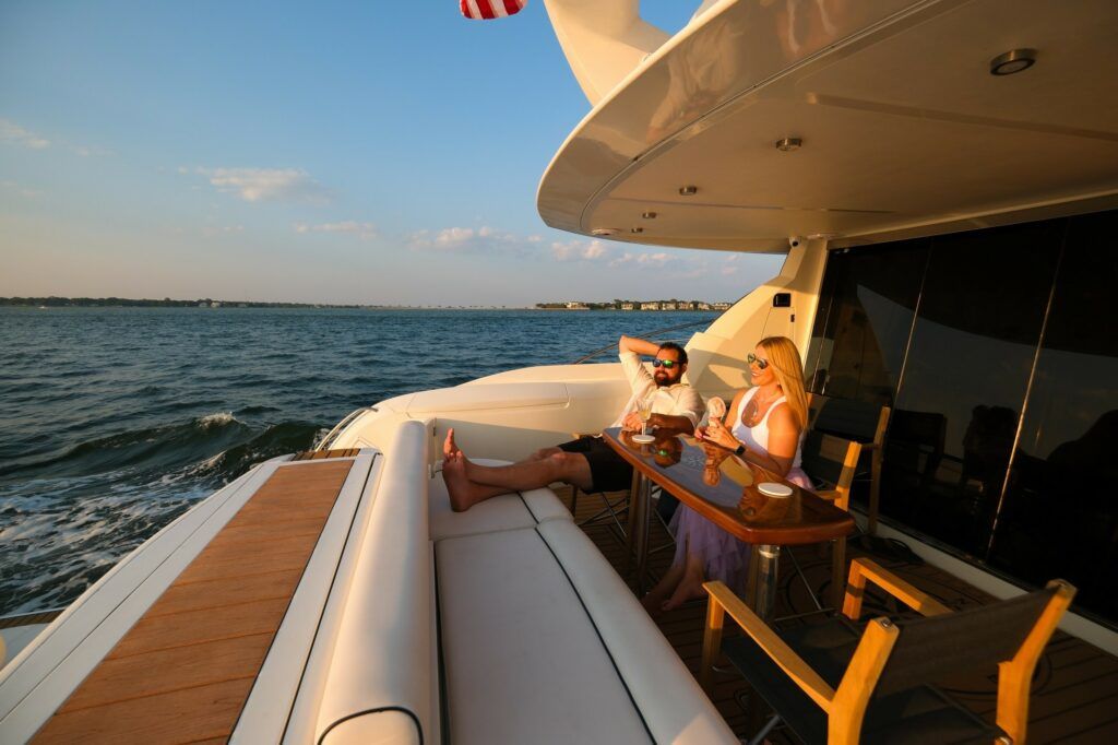 Embark on an incredible journey of opulence and tranquility on Charleston's finest luxury charter yacht.